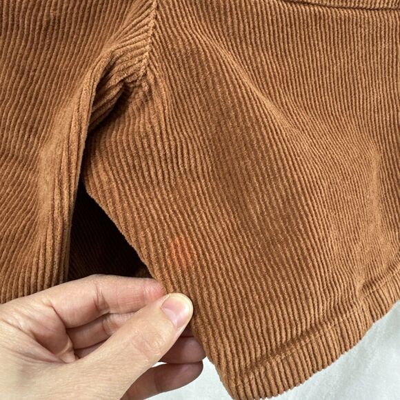 RSQ Corduroy Copper Drawstring Pull On Shorts Mens Size XS Pockets Fall Casual - Picture 8 of 8